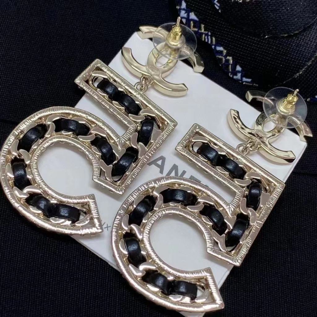 Bông Tai Mạ Bạc 925 Hình 5 Chữ Cái Thời Trang