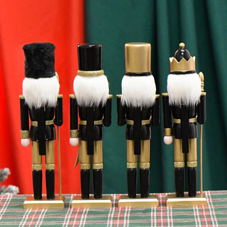 Giáng sinh Nutcracker Gỗ Nutcracker King Solider Figurine Hand