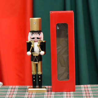 Giáng sinh Nutcracker Gỗ Nutcracker King Solider Figurine Hand