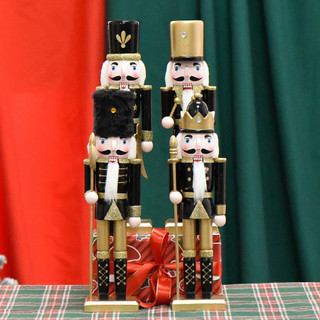 Giáng sinh Nutcracker Gỗ Nutcracker King Solider Figurine Hand