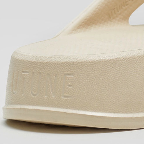 Dép xỏ ngón DAILOU 28Z23071805 đế cao thời trang đi biển thoải mái xinh xắn cho nữ