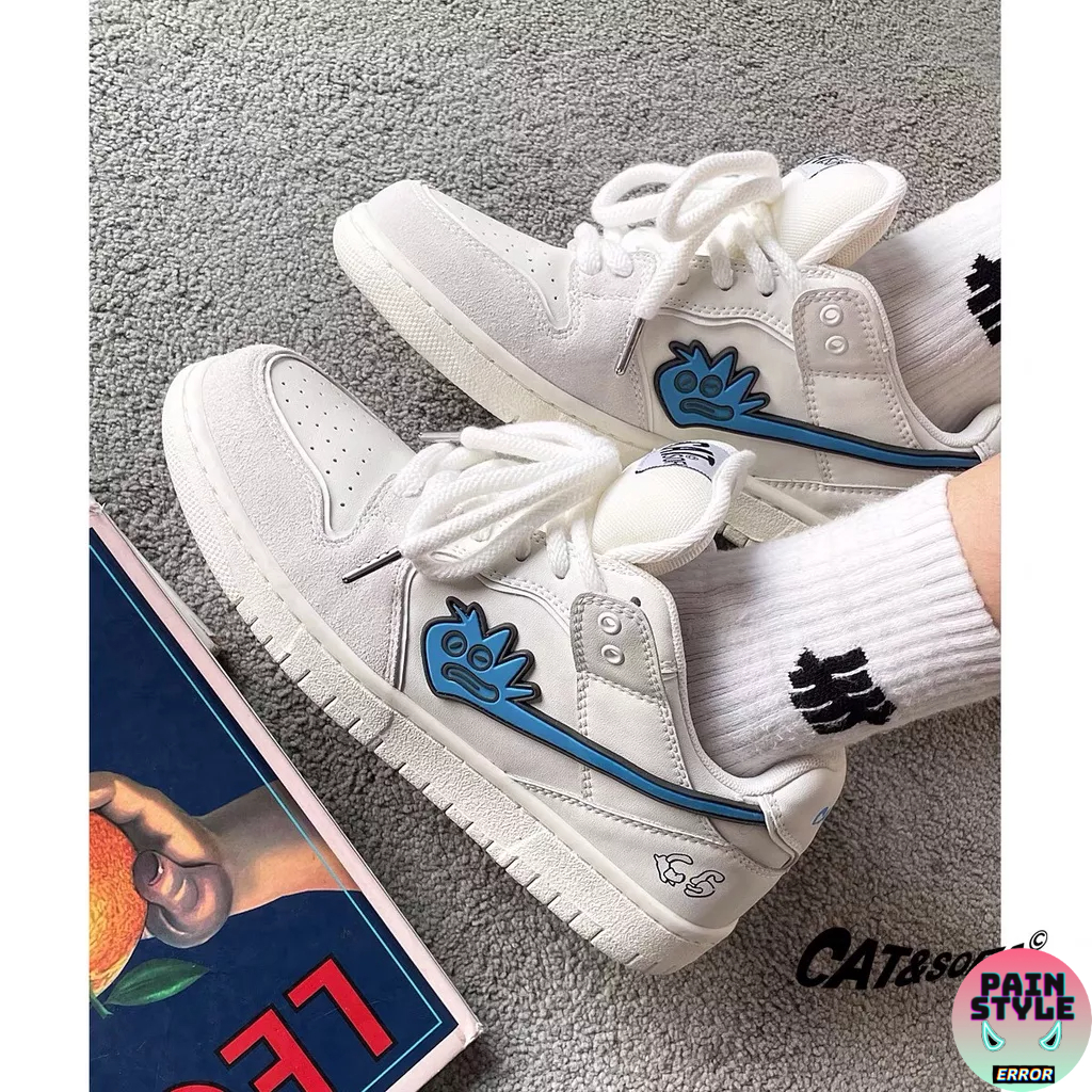 Giày Sneaker Hình Mèo Cho Nam Và Nữ c5 2 Màu Sắc
