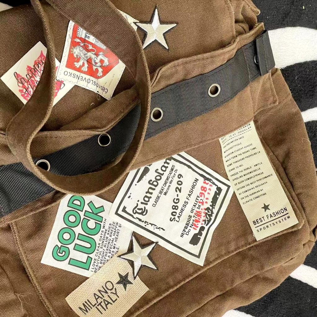 Túi Đeo Vai Đi Học Phong Cách Mỹ vintage Mùa Thu Hàng Mới Dành Cho Nữ Sinh