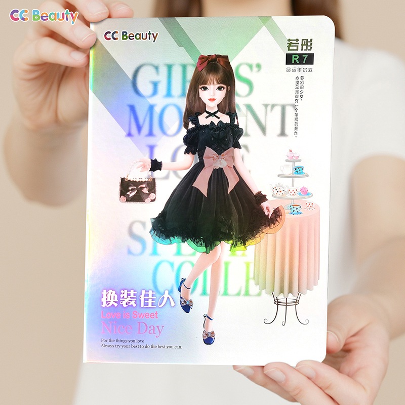 Đồ Chơi Búp Bê Công Chúa Bằng Giấy Hít Nam Châm Mặc Đồ Đi Du Lịch Vui Nhộn Cho Bé Gái se