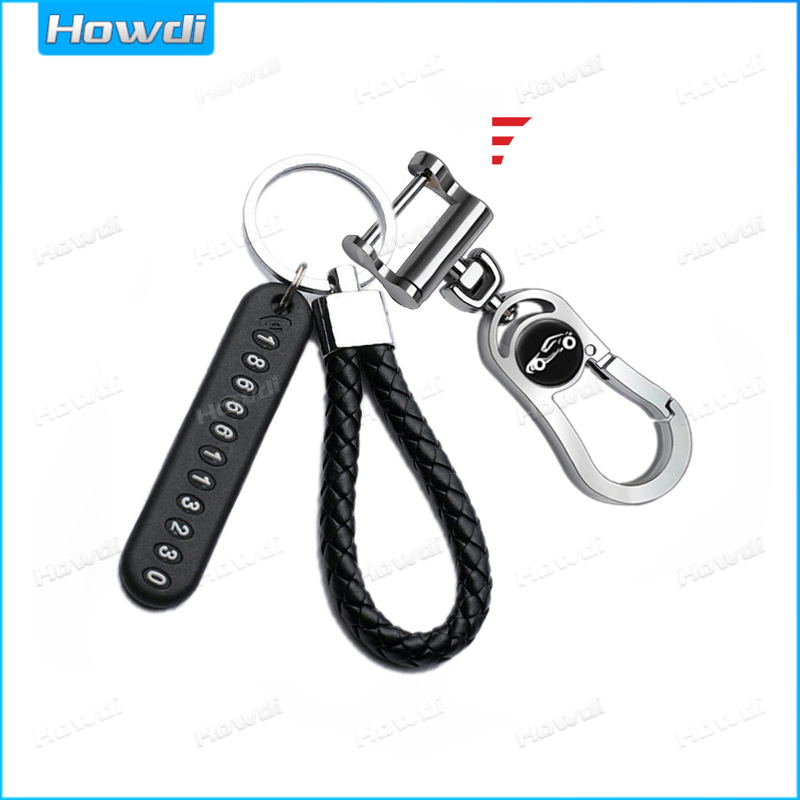 Giá Đỡ Chìa Khóa Bằng Thép Không Gỉ Cao Cấp Có logo Cho Xe Hơi/Mô Tô