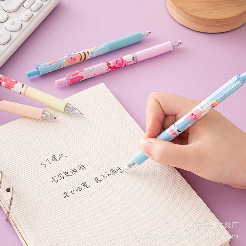 Set 6 Bút Mực gel Loopy Họa Tiết Dễ Thương Cho Học Sinh