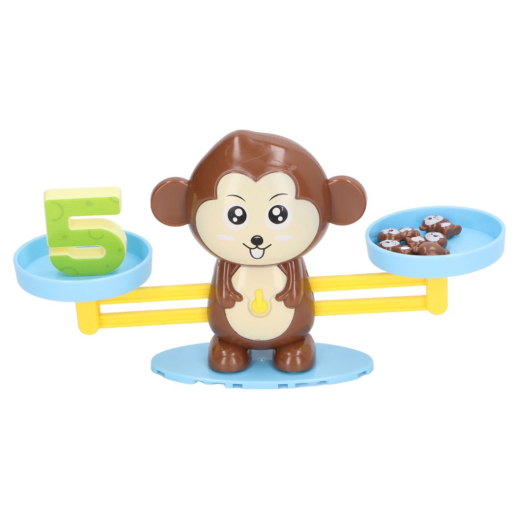 Có thể bán buôn Trò chơi cân bằng toán học Đồ vui nhộn dễ thương Khỉ quy mô cho bé trai mẫu giáo ToyRoom Hàng giao ngay
