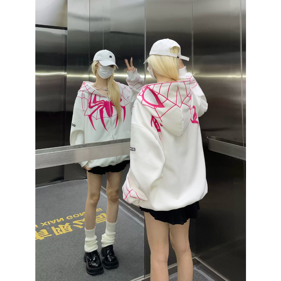 Áo Khoác In Hình Người Nhện Độc Đáo Cá Tính Áo Hoodie Zip Người Nhện 3D Thời Trang Trẻ Cá Tính