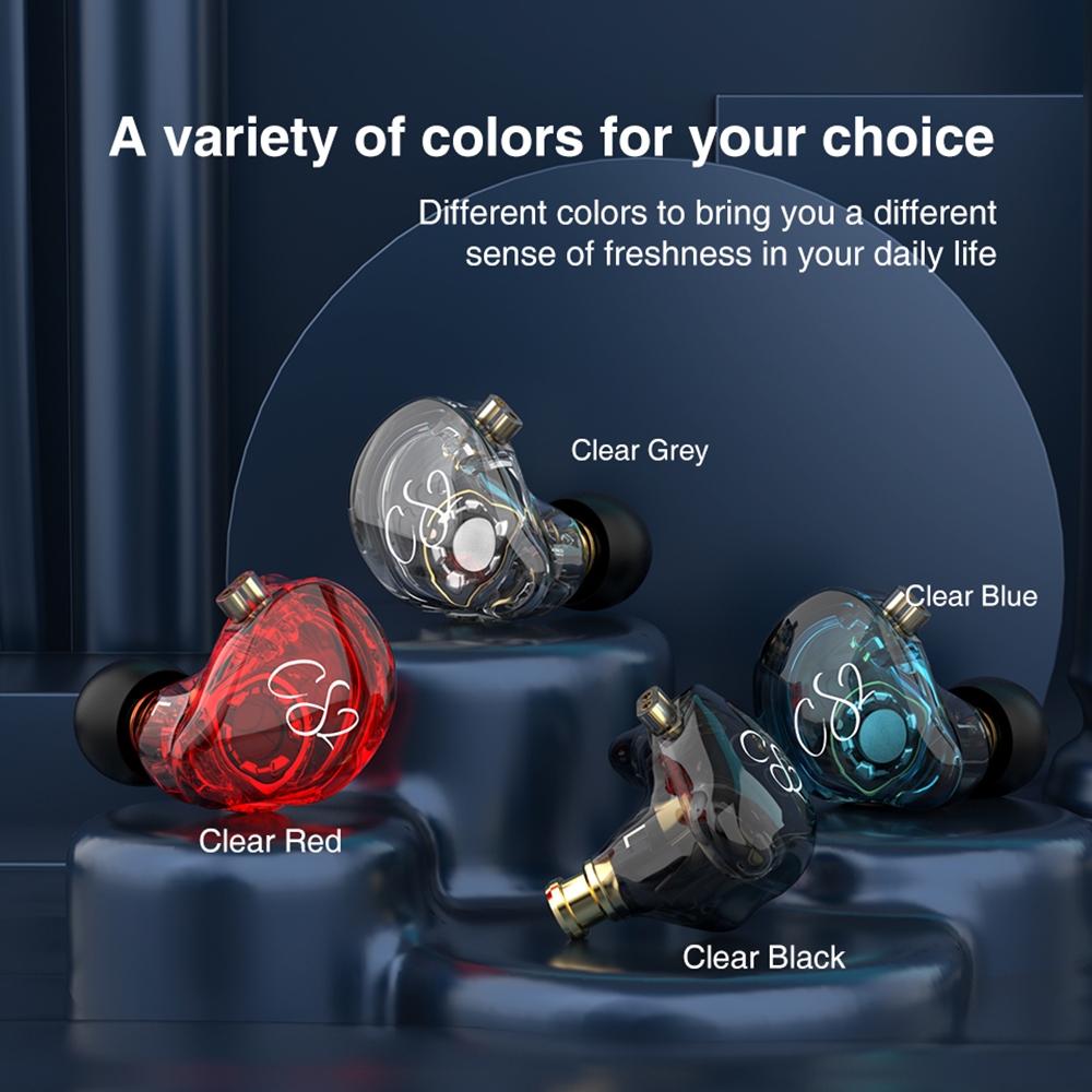 Tai nghe nhét tai thể thao FAAEAL TRN CS2 1DD âm thanh HIFI có dây có thể tháo rời