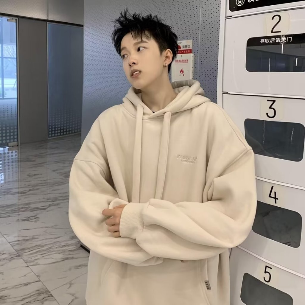 Áo hoodie Dáng Rộng Phong Cách Hàn Quốc Thời Trang Cho Cặp Đôi