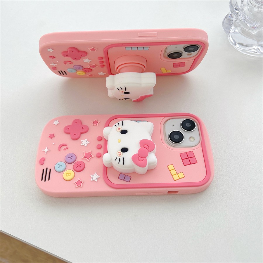 Hoạt Hình Ốp Điện Thoại Silicon Hình Máy Chơi game Cho iphone 11 12 13 14 15 pro max