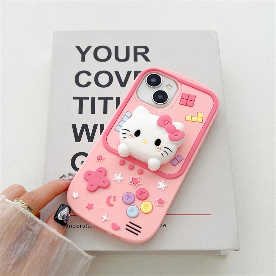 Hoạt Hình Ốp Điện Thoại Silicon Hình Máy Chơi game Cho iphone 11 12 13 14 15 pro max