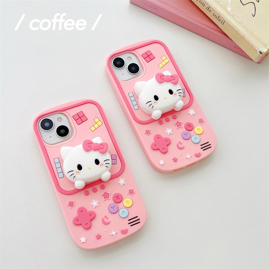Hoạt Hình Ốp Điện Thoại Silicon Hình Máy Chơi game Cho iphone 11 12 13 14 15 pro max