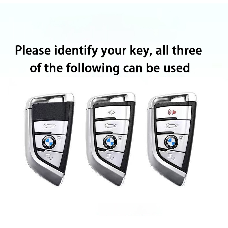 Bmw Vỏ Bọc Chìa Khóa Bằng Hợp Kim Kẽm Cho Xe Hơi bmw x1 x3 x4 x5 f15 x6 f16 g30 7 series g11 f48 f39 520 525 g20 118i 218i 320i bmw