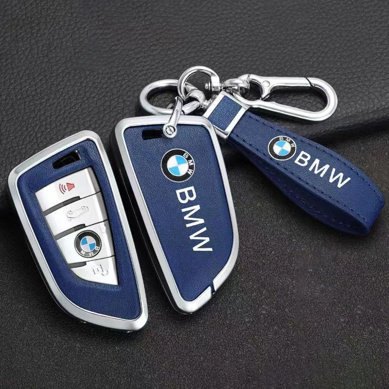 Bmw Vỏ Bọc Chìa Khóa Bằng Hợp Kim Kẽm Cho Xe Hơi bmw x1 x3 x4 x5 f15 x6 f16 g30 7 series g11 f48 f39 520 525 g20 118i 218i 320i bmw