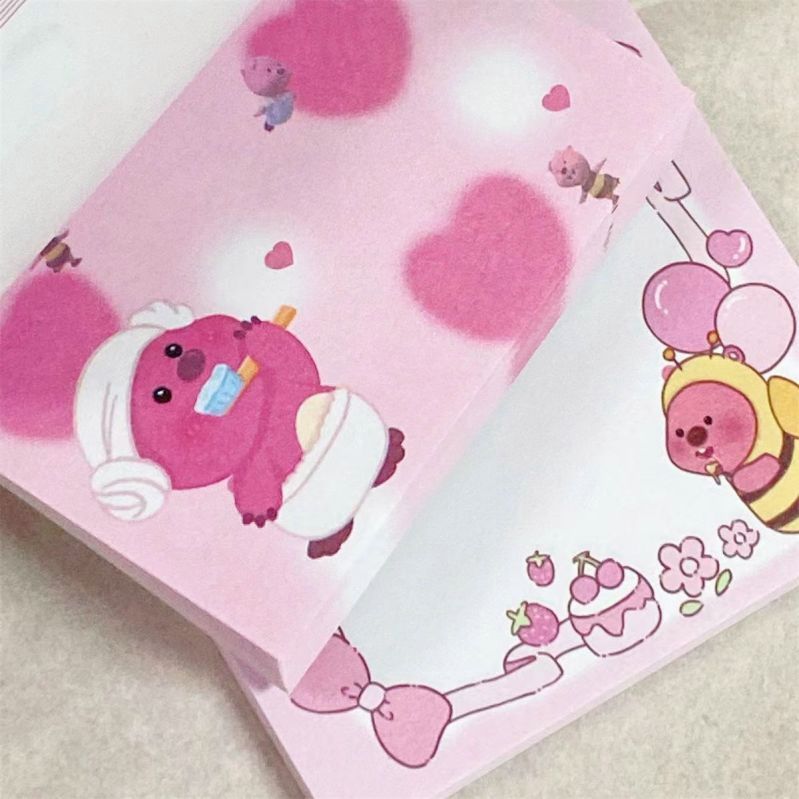 Giấy Ghi Chú Dán Họa Tiết Hoạt Hình Dễ Thương Dành Cho Học Sinh