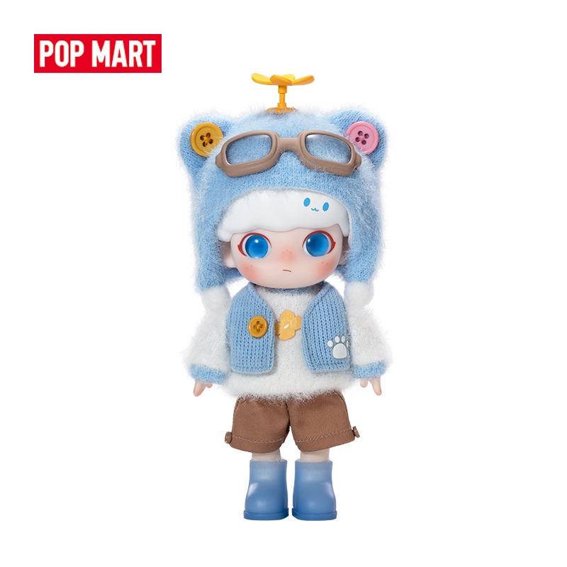 Mô hình POP MART búp bê gấu phi công