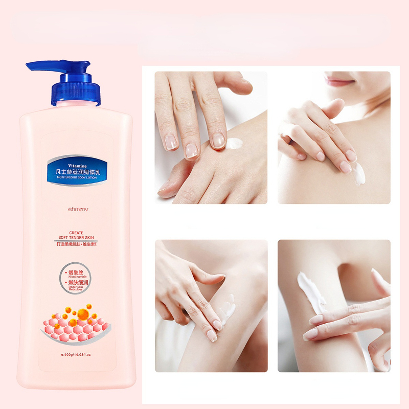 Sữa Dưỡng Thể Làm Trắng Và Dưỡng Ẩm Làm Giàu vitamin e 400ml Làm Sáng Tông Màu Da