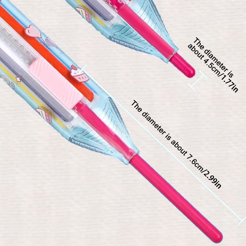 Bút Sáp Tô Màu 8 Trong 1 Dành Cho Bé, Sẽ không làm bẩn tay bạn, nhấn công tắc đầu để xoay