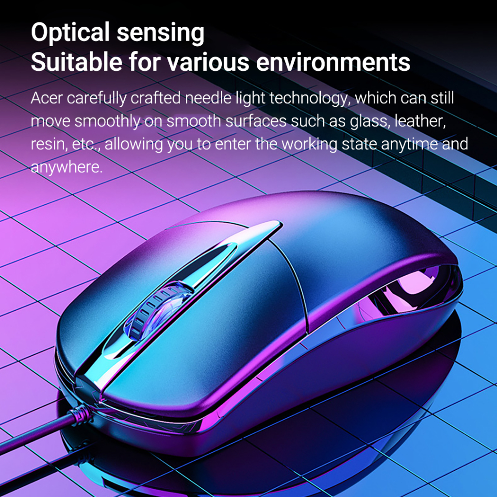 Chuột Máy Tính xiaomi youpin acer m119 1000dpi Có Dây usb Tiện Dụng