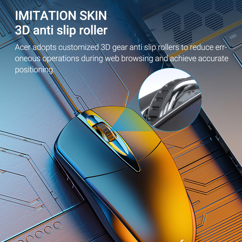 Chuột Máy Tính xiaomi youpin acer m119 1000dpi Có Dây usb Tiện Dụng