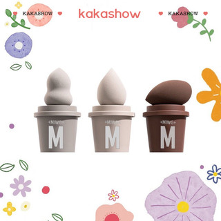 kakashow Coffee Make up Puff Giá Đỡ Mút Trang Điểm Chất Lượng Cao Tiện Dụng HHMBB0057
