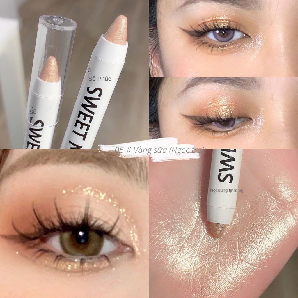 Lewdo Bút Kẻ Mắt Dạng gel Chống Nước Bắt Sáng Tốt