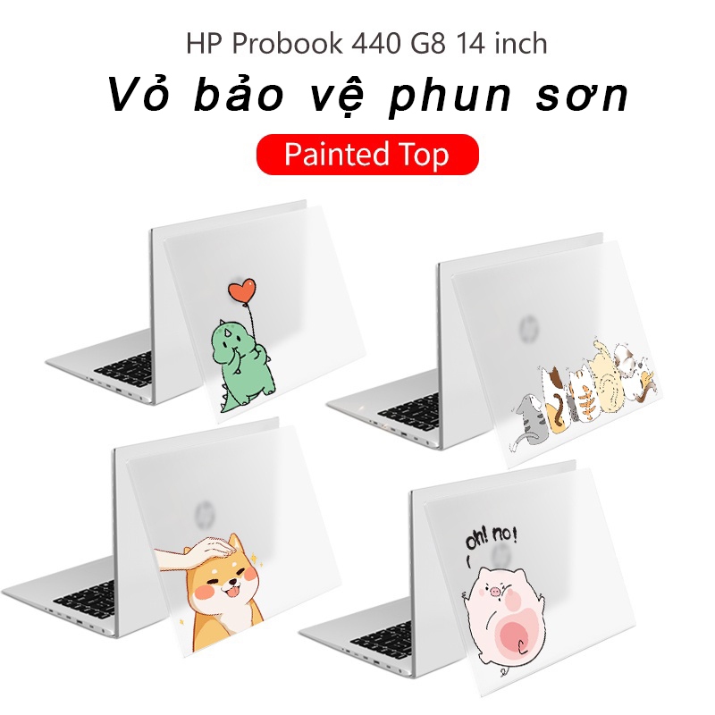 Ốp bảo vệ in hình cho máy tính xách tay HP Probook 440 G8  445 G8 14 inch Pavilion