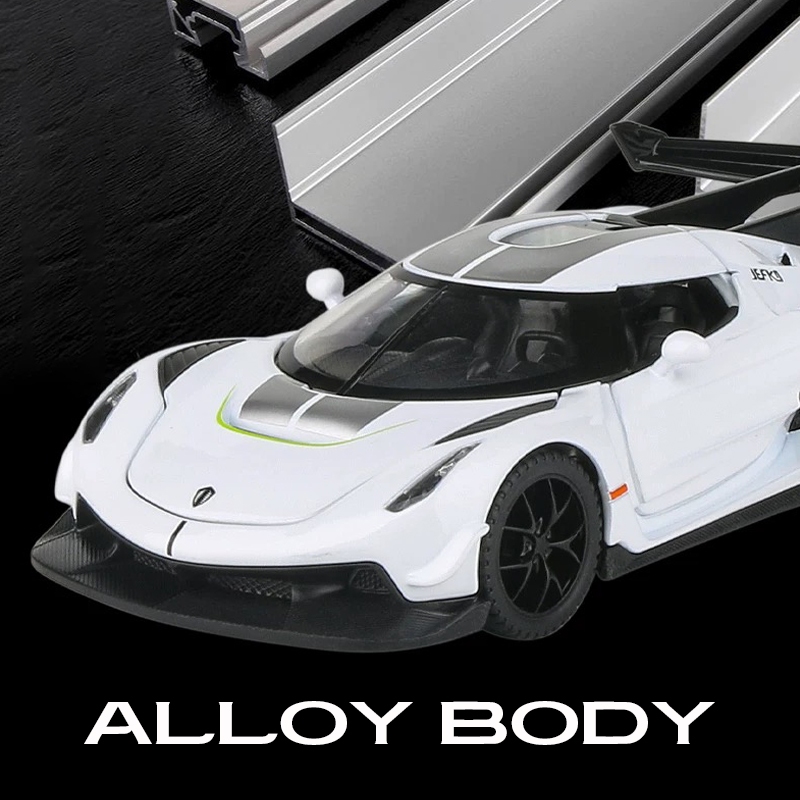 Mô Hình Xe Hơi koenigsegg jefko Hiệu Ứng Ánh Sáng Và Âm Thanh Bằng Hợp Kim Tỉ Lệ 1: 32 Làm Quà Sinh Nhật Cho Bé Trai