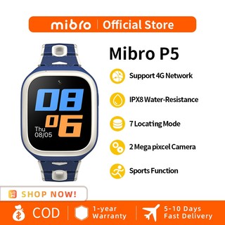 Mibro Đồng Hồ Thông Minh p5 Màn Hình Cảm Ứng Chống Nước ipx8 Cho Bé 4g
