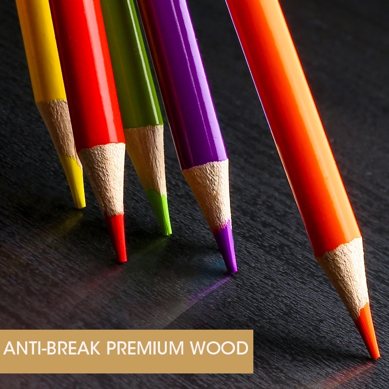 Bộ 48 Cây Bút Chì Màu Nghệ Thuật Cho Người Lớn Vẽ Phác Thảo Sách Thủ Công brutfuner 48