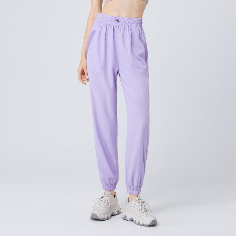 Quần Legging Thể Thao Lưng Cao Dáng Suông Mau Khô Thời Trang Cho Nữ