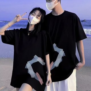 Áo Thun Tay Ngắn Cổ Tròn Phong Cách Thời Trang Hàn Quốc Dành Cho Nam Và Nữ