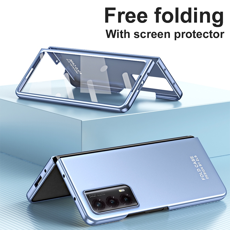 New Process AG Matte anti Fingerprint hard Cover for Honor Magic Vs2 V2 With Front Screen Protector 
