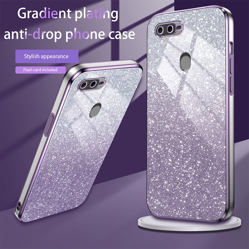 Ôp Điện Thoại Dẻo Trong Suốt Tráng Gương Lấp Lánh Sang Trọng Cho oppo a5s a12 a3s a12e a7 a5 a9 2020 a52 a72 a92 a31 a32 Ốp