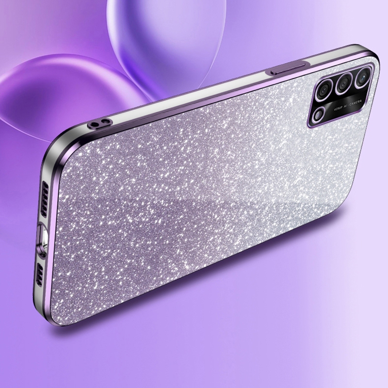 Ôp Điện Thoại Dẻo Trong Suốt Tráng Gương Lấp Lánh Sang Trọng Cho oppo a95 a55 a15 a15s a94 a74 a54 a93 a73 a53 a33 Ốp