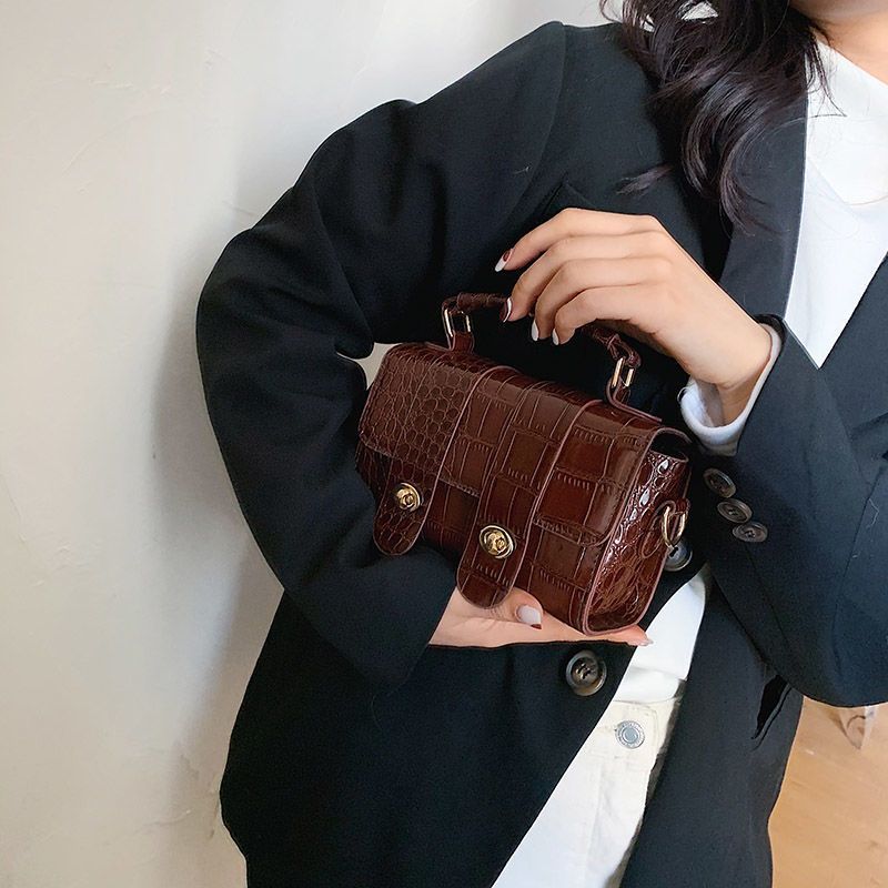 Túi Xách Đeo Vai Họa Tiết Da Cá Sấu Thời Trang Dành Cho Nữ