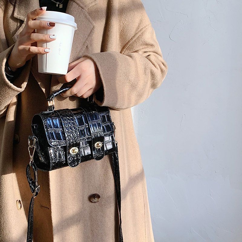 Túi Xách Đeo Vai Họa Tiết Da Cá Sấu Thời Trang Dành Cho Nữ