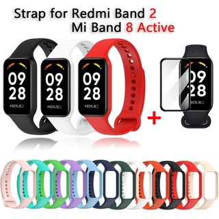 Silicone Dây Đeo Thay Thế Bằng Silicon Cho redmi band 2 / mi band 8 active xiaomi redmi smart band 2