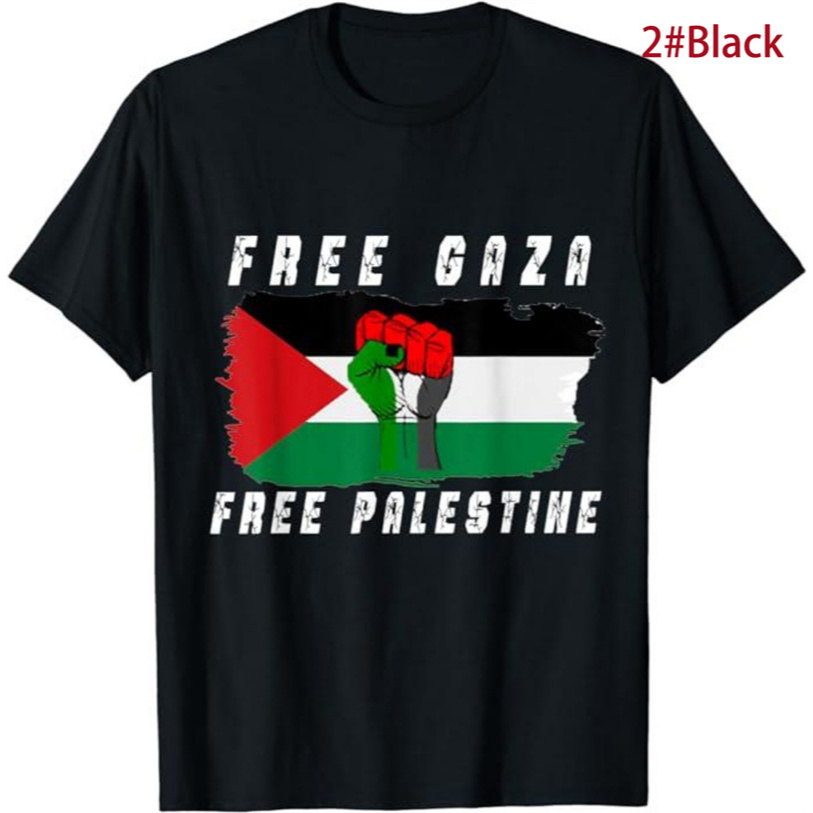Áo Thun Paestine free palestine Ngắn Cổ Tròn An Toàn Cho Nam Và Nữ