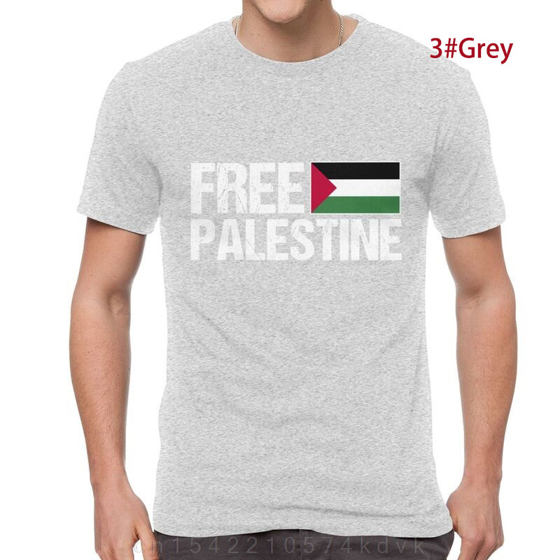 Áo Thun Paestine free palestine Ngắn Cổ Tròn An Toàn Cho Nam Và Nữ