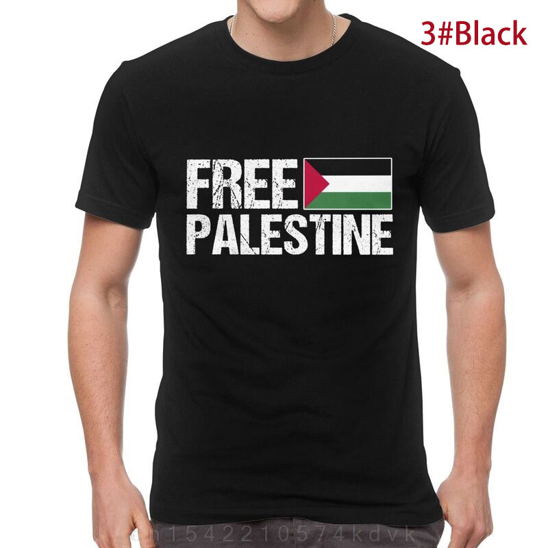 Áo Thun Paestine free palestine Ngắn Cổ Tròn An Toàn Cho Nam Và Nữ