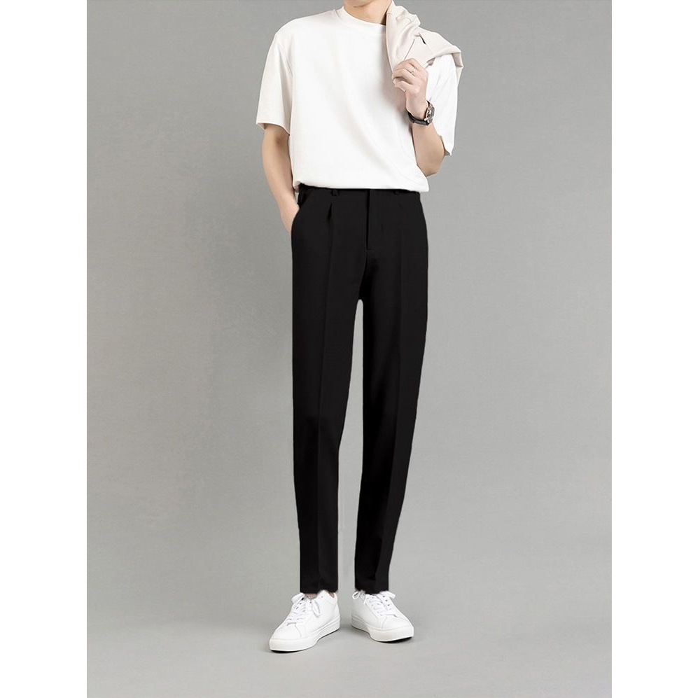 Quần Tây Dài Dáng Ôm Phong Cách Hàn Quốc Thời Trang Mùa Hè Hàng Mới Dành Cho Bạn Nam