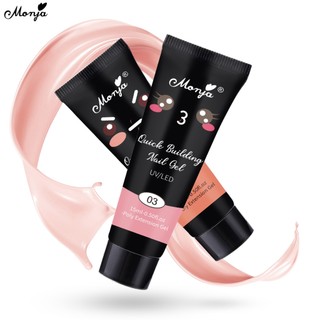 Gel đắp nối dài móng tay MONJA nhanh chóng 15/ 30ml chuyên dụng