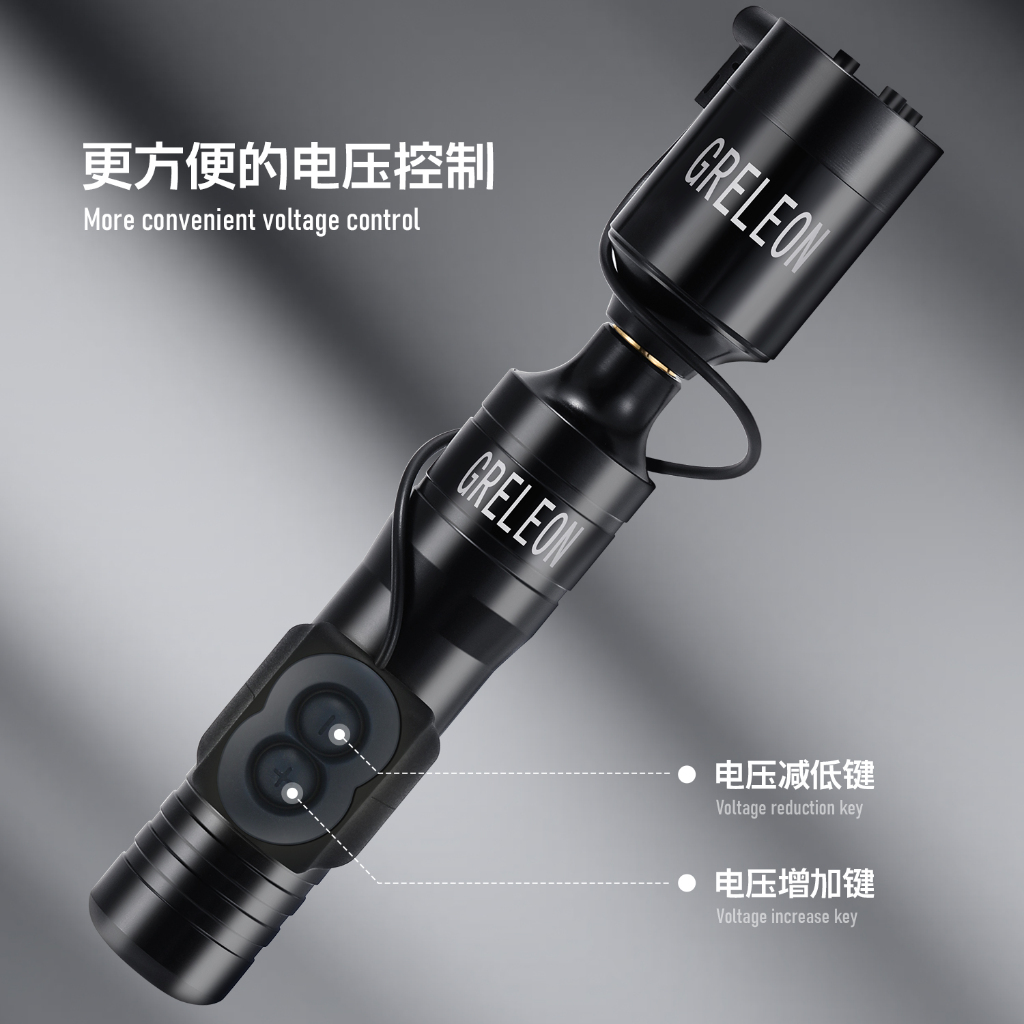 Bút Xăm Hình Chuyên Nghiệp Không Dây 1400mah Kèm Công Tắc Vòng Nhẫn