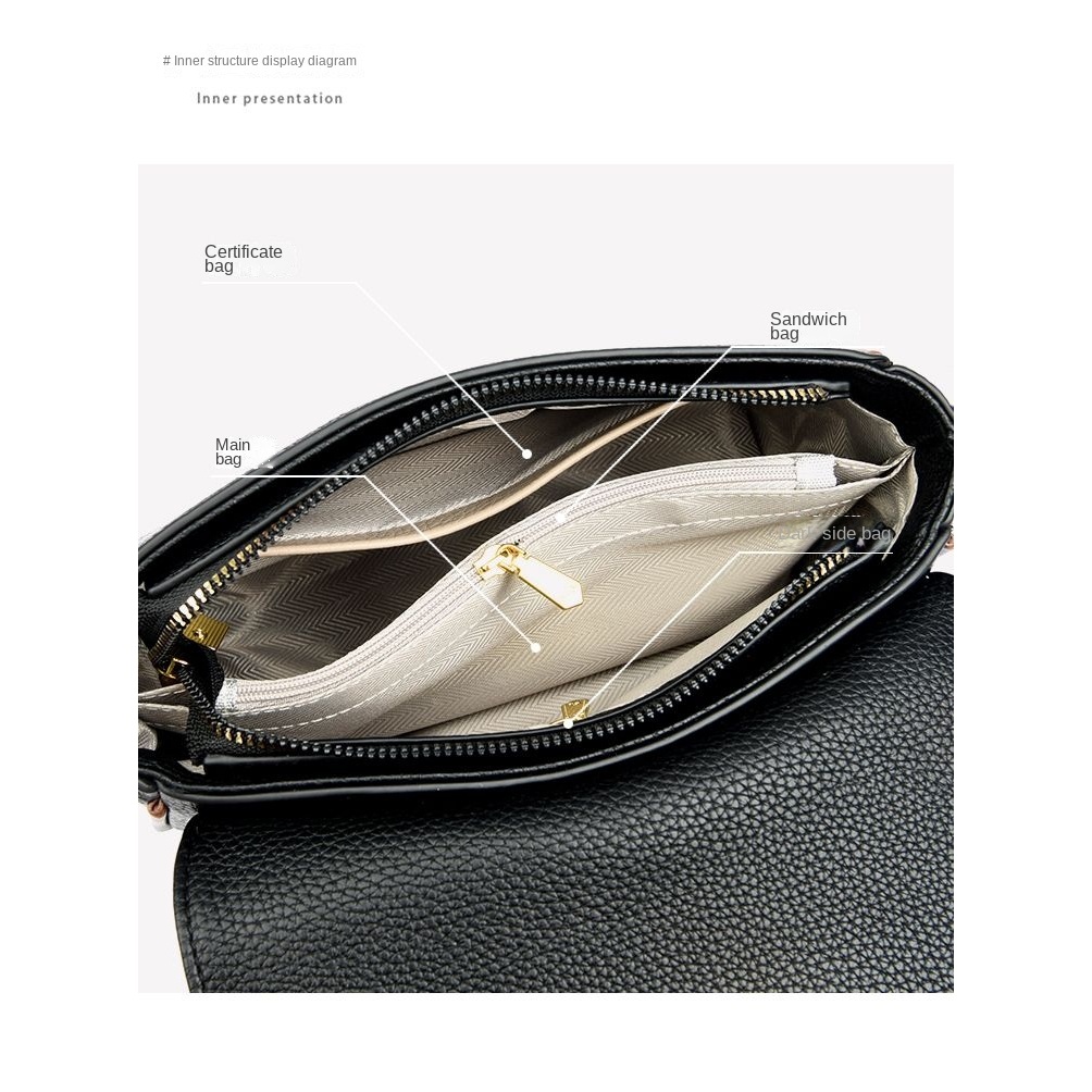 Túi Đeo Chéo Da Thật Dáng Vuông Nhỏ Màu Trơn Đơn Giản Dễ Phối Đồ Thời Trang Cho Bạn Gái