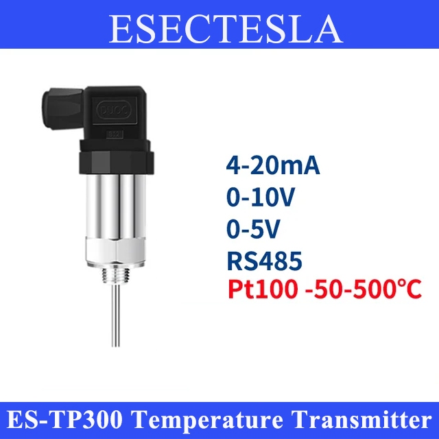 Rtd PT100 Chịu Nhiệt -50-200C Cảm Biến Nhiệt Độ Đầu Ra 4-20mA