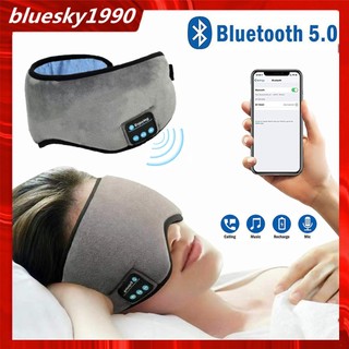 Băng Bịt Mắt Ngủ Sleepthy, Mặt nạ che mắt ngủ có tai nghe Kết Nối Bluetooth 5.0 Thiết Kế Tiện Dụng