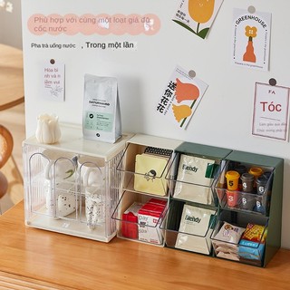 MAXBASE Hộp trà / cà phê để bàn Acrylic