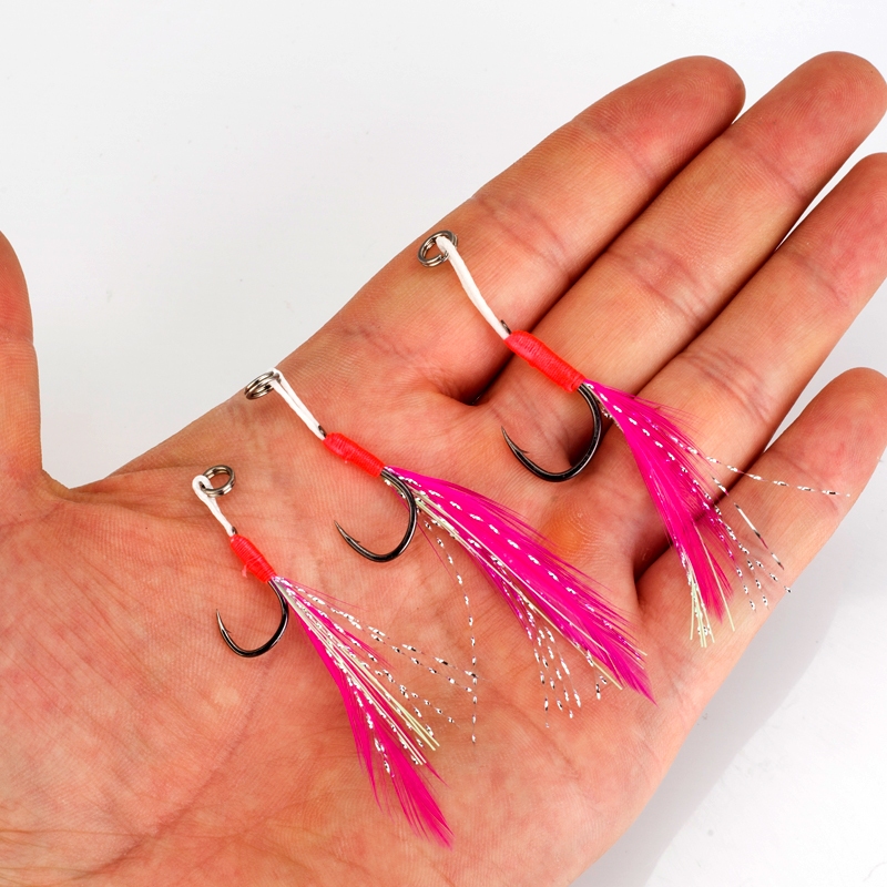 Mustad Set 10 Lưỡi Câu Cá Bằng Thép carbon Phát Sáng